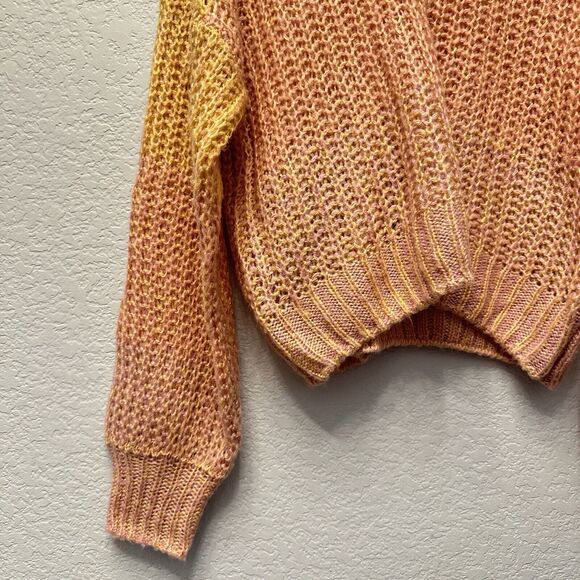 Wild Fable Womens Pullover Sweater Size Large‎ Multicolor Open Knit Long Sleeves - Picture 10 of 11